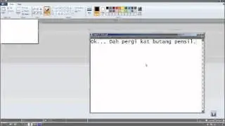 Tutorial Sengal Part-01 (Cara Lukis Semut 5 Saat Sahaja Menggunakan Perisian Paint)