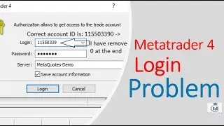 Fix Metatrader Login Problem