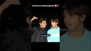 Tae love to tease Jk😅😁😂 tae please beware of double bunny😅😂