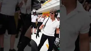 Tom Cruise Pit Stop Practice With Our Team. 🔥