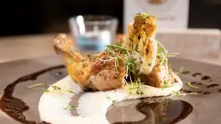 Gefüllte Maishendlbrust mit Spargel | 7Hauben
