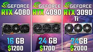 RTX 4080 vs RTX 4090 vs RTX 3090 Ti | Test in 6 Games