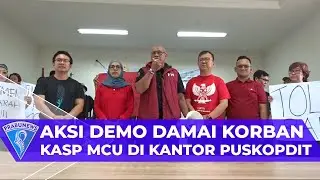 Aksi Demo Damai Korban KSP MCU di Kantor Puskopdit