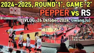 2024-2025 ROUND1, GAME '2' (26 Oktober, GWANGJU, PEPPER vs RS) #volleyball #vleague #mega #여자배구