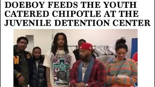 Cleveland rapper Doe Boy Feeds the youth For thanksgiving #cleveland