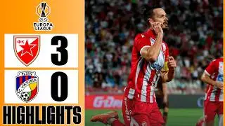Crvena Zvezda vs Viktoria Plzeň 3-0 Highlights | Playoffs - UEFA Europa League 2026
