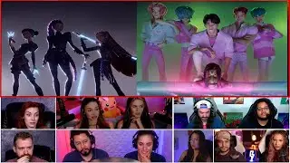 KPop Demon Hunters  - Suit Up! Bathhouse Fight – Huntrix vs  Saja Boys Scene   **Reaction Mashup**