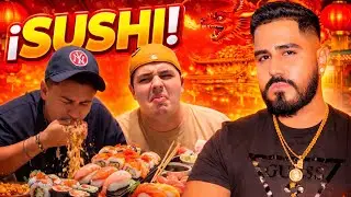 MESHY AND YEIK TRY SUSHI FOR THE FIRST TIME - YOU WON'T BELIEVE WHAT HAPPENED