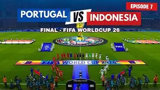 PORTUGAL vs TIMNAS INDONESIA | FINAL FIFA WORLDCUP | LAST DANCE RONALDO‼️🔥 eFOOTBALL PES 2021