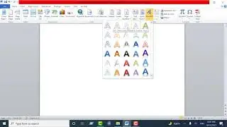 How to insert WordArt in Microsoft Word Documents
