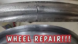 TIG Welding Aluminum Rim Repair!!!