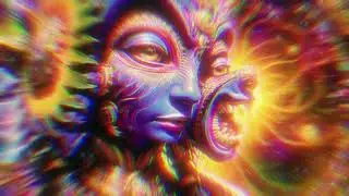 Nostalgic DMT POV 4k: Psytrance Trippy Visuals