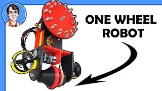 How this Robot Balances on ONE WHEEL