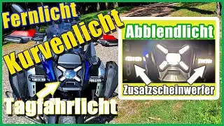 Kurvenlicht, Zusatzscheinwerfer, BMW R 1300GS Adventure, LED Matrix Scheinwerfer, GS
