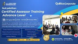 PELATIHAN TRAINIGN CERTIFIED ASSESSOR TRAINING ADVANCE LEVEL | ONE GML
