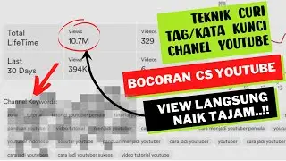 Cara mengetahui KATA KUNCI channel orang lain TERBARU..! | COPY PASTE VIEW LANGSUNG NAIK DRASTIS..!
