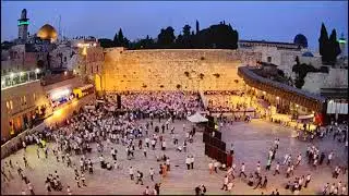 Western Wall Timelapse During Sunset || Israel || fire near Al Aqsa mosque