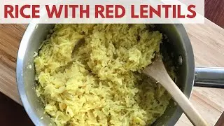 Easy rice with red lentils 