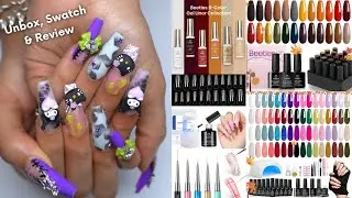 Beetles Gel Polish review tutorial, trying Spooky Sanrio Hello Kitty Halloween Nails