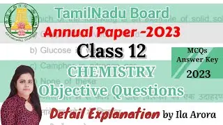 Tamilnadu State Board Annual Exam 2023 Paper With Solution|Answers||Previous year question IlaArora