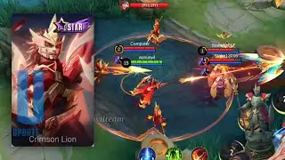 Minsithar New starlight Skin Crimson Lion