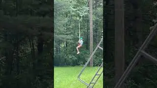 Amelia on the Zipline. Cranhill 2023