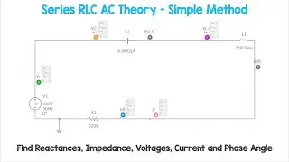 Series RLC Circuit Calculations Made Easy - AC Theory