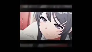 Mai sakurajima Edit | Comme des garçons #alightmotion #maisakurajima #bunnygirlsenpaiamv