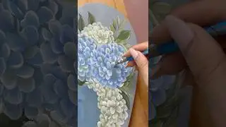 Painting Hydrangeas | CAMILLA CREATIONS 