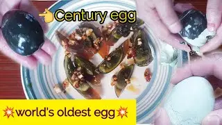 Century egg recipe in nepali style!!How to make century egg?? China ancient egg !! famous in china