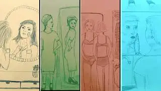 אישה מביטה במראה- אושרת תימור