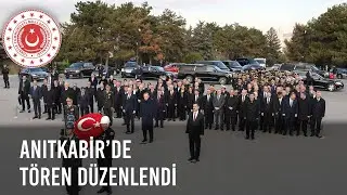 Bakan Yaşar Güler ve Beraberindeki TSK Komuta Kademesi, Anıtkabir'deki Törene Katıldı