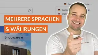 Verschiedene Sprachen & Währungen anlegen  - Shopware 6 Tutorial
