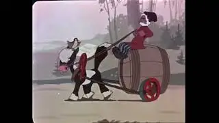Лиса и дрозд. Советский мультфильм. 1946 год.