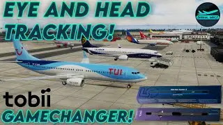 Tobii eye and headtracking in X-Plane 12! | Tobii Eye tracker 5 | DrishalMAC2