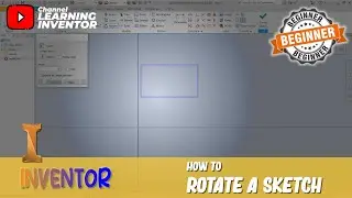 How To Rotate Sketch In Inventor