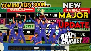Real Cricket 22 New Update🔥 Coming Soon...