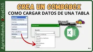 Como poner Datos en un ComboBox en #vba #visualbasic