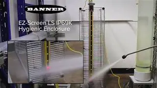 Banner Engineering EZ SCREEN LS IP69K Hygienic Enclosure