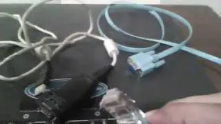 Connecting a cisco router using console cable