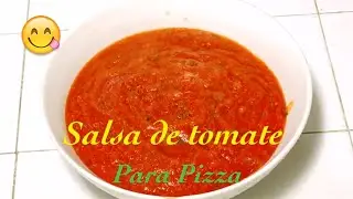 como hacer la Salsa de Tomate 🍅 “Para Pizza” 🍕