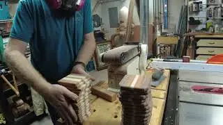 Here's a video of a guy just using a benchtop belt sander