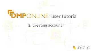 1.DMPonline user tutorial - creating account
