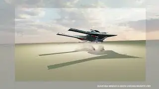 Ship landing dust in Bifrost aero for Maya