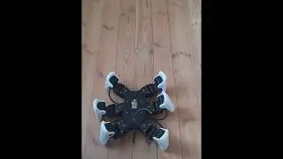Hexapod AIWM - walking in new hull