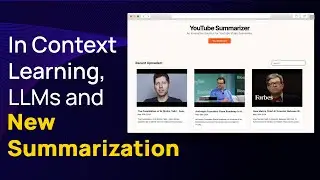 New Summarization via In Context Learning with a New Class of Models