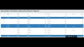 Interactive/Classic Report  Checkbox Remember when pagination Change || Oracle Apex || xfactor