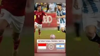 Indonesia vs Argentina 