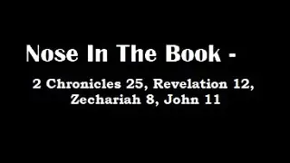 Nose In The Book - A Bible Reading Commentary - 2 Chron. 25, Rev. 12, Zech. 8, John 11 -  M'Cheyne