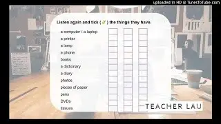 2A 1.55 Listening and speaking: Things
